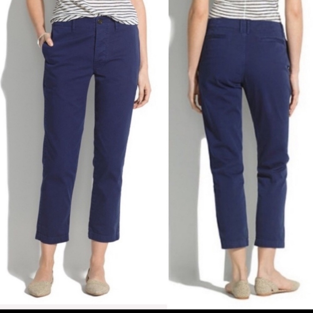 Madewell Cropped Rivington Trousers
